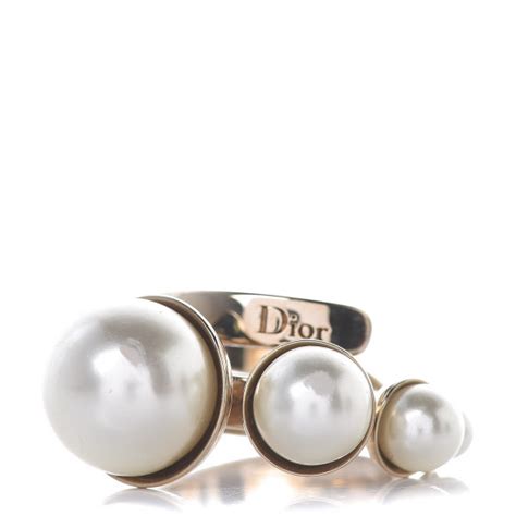 dior ring with pearl|christian dior rings for sale.